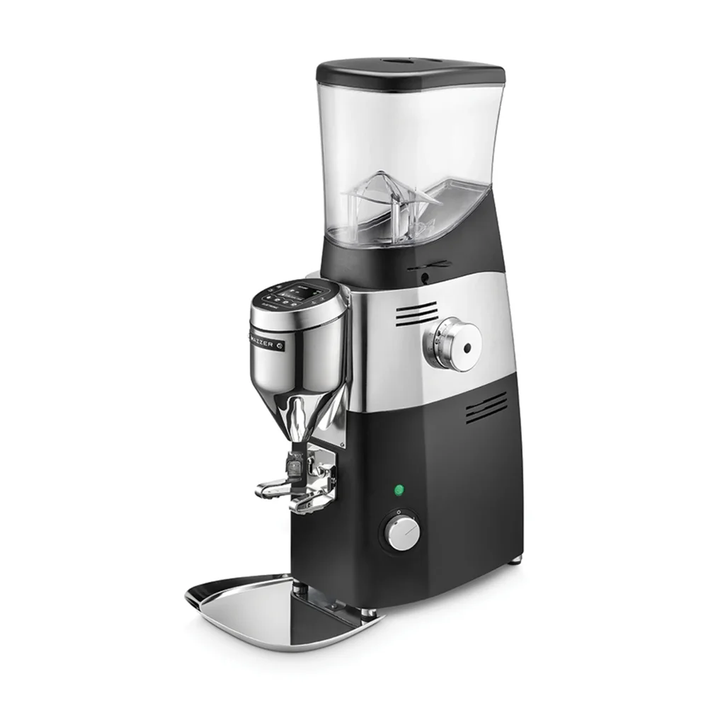 Mazzer Kold S Electronic 3.3 lbs On-Demand Espresso Grinder, 500 RPM, Matt Black