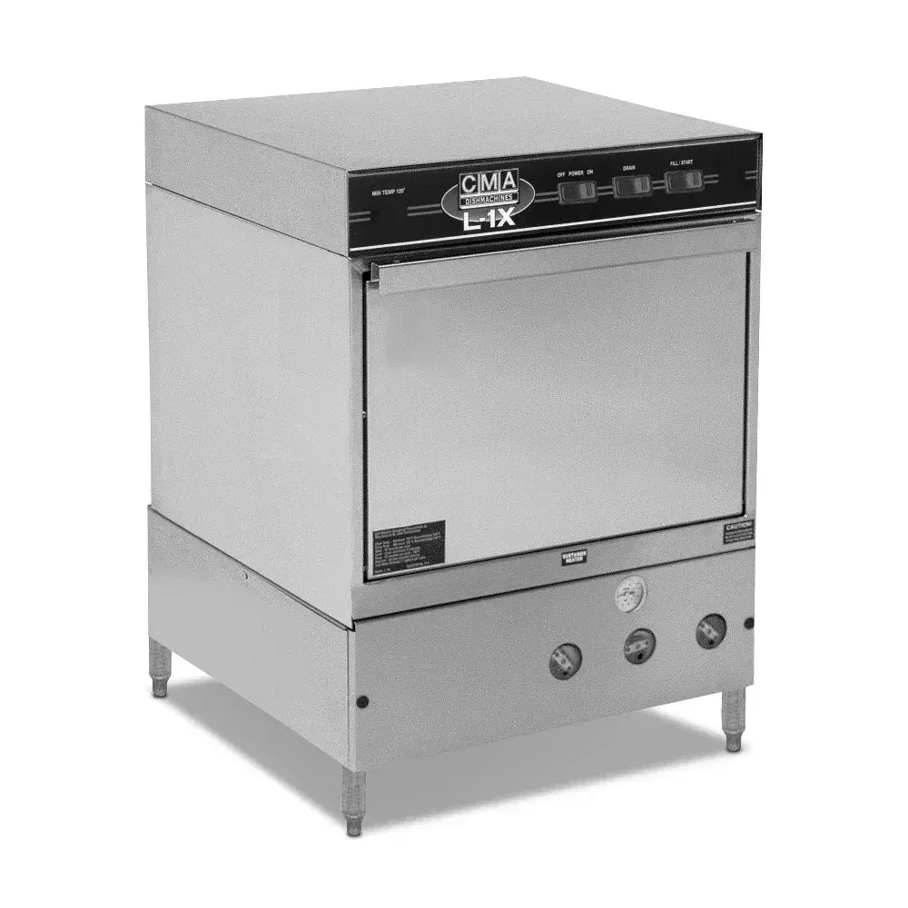 CMA Dishmachine L-1X Low Temperature Undercounter Dishwasher with Heater, 1 Phase, 115V, 60Hz, 1 HP