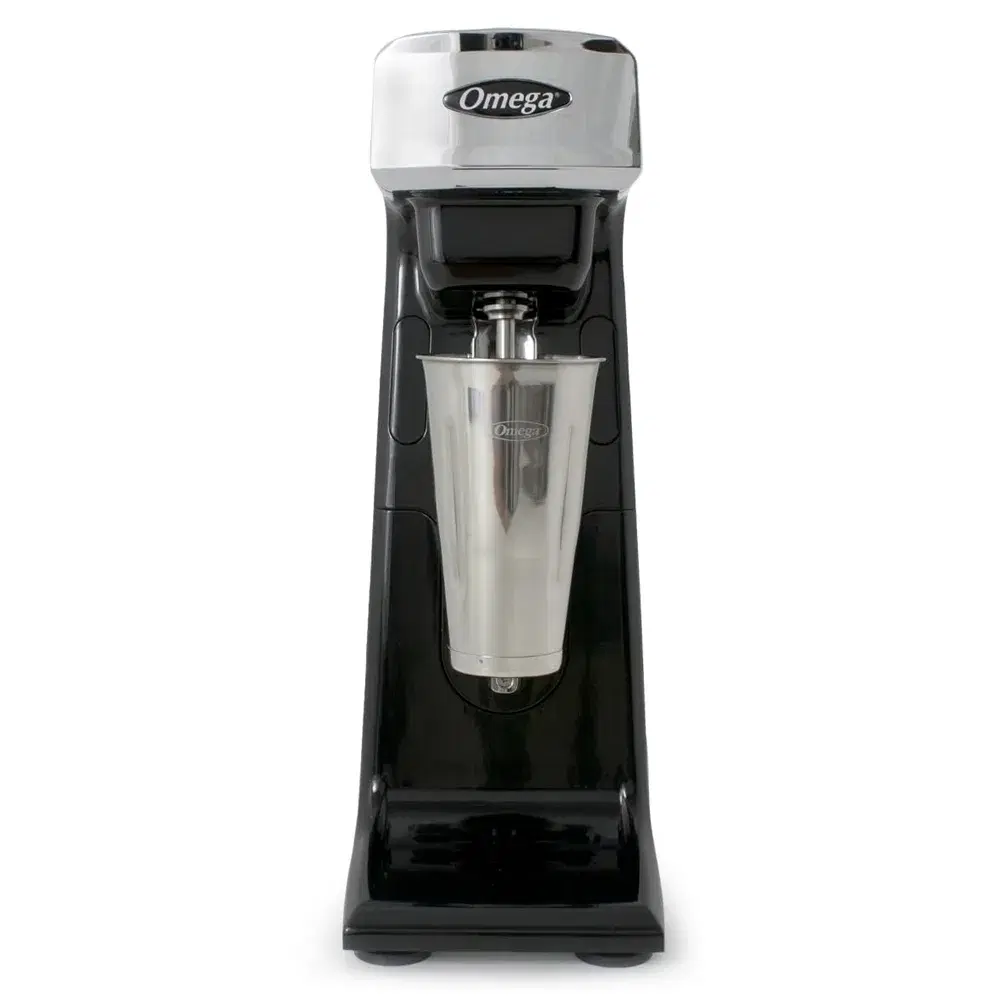 Omega M1000 Milkshake Maker, Single Spindle, 1/3 Horsepower, Black