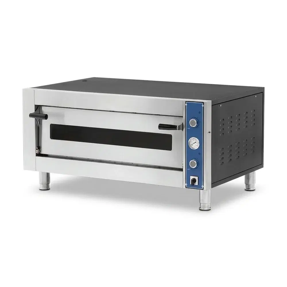 Pegasus MS35E-1 35" Electric Single Deck Countertop Pizza Oven with 24" x 24" Chamber, 5,640W, 208V, 3 Phase - Melstone Series