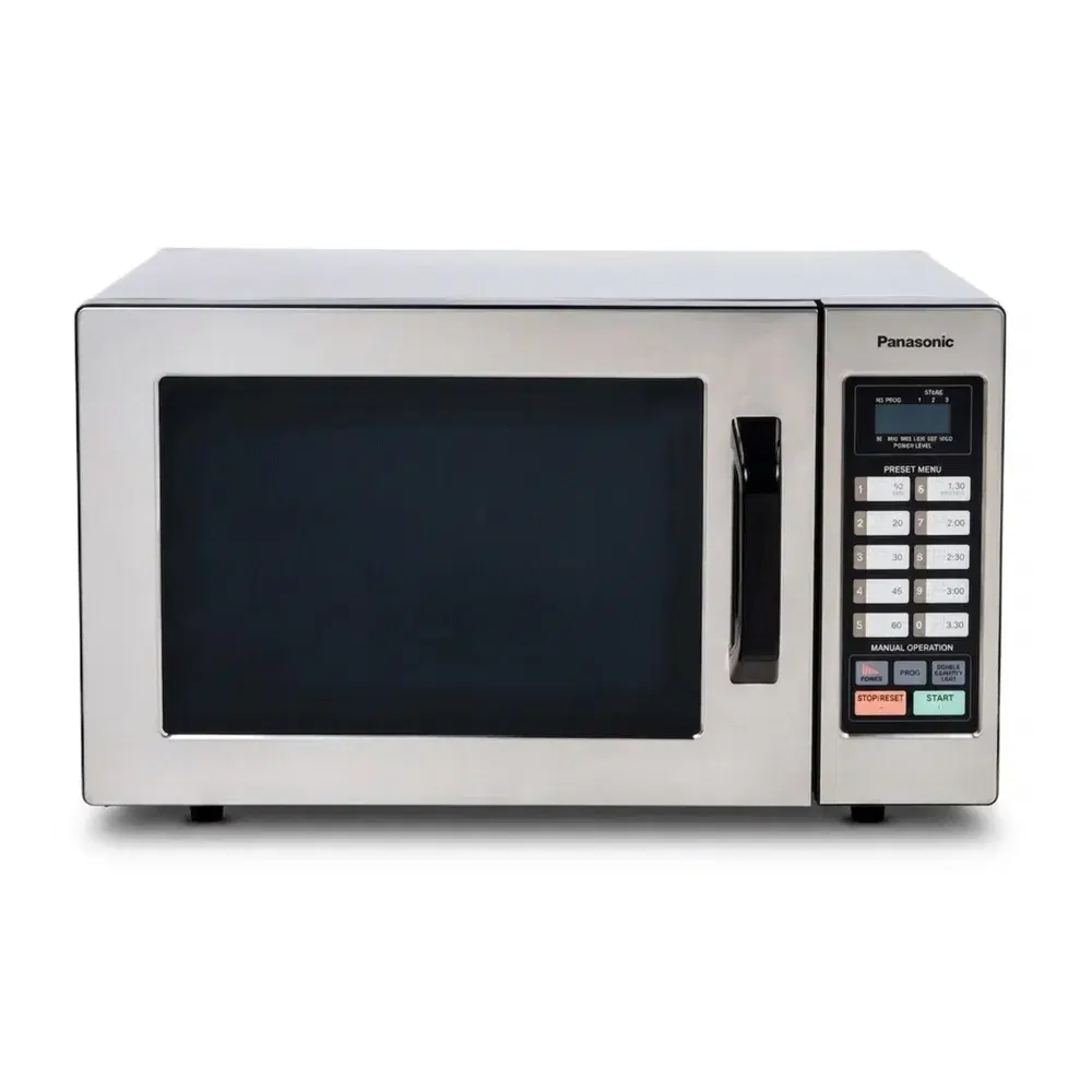 Panasonic NE-1054F 20" Commercial Microwave Oven, Stainless Steel, 0.8 cu.ft., 120V, 1000W