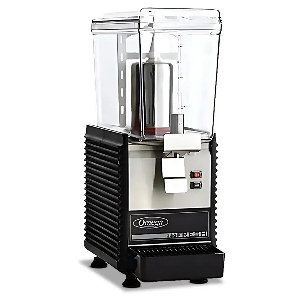 Omega OSD10 Commercial Drink Dispenser, Single 3-Gallon Bowl, 300W