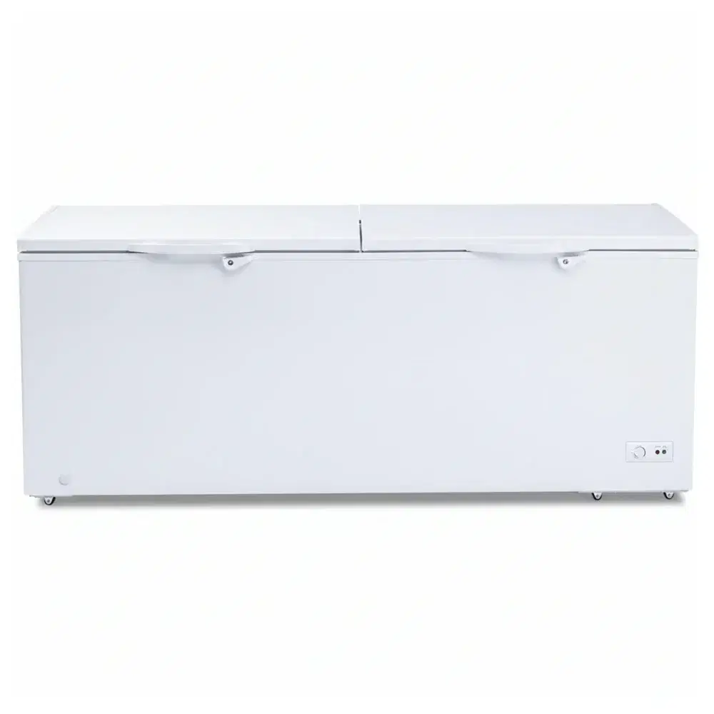 Platinum Frost Series 79" Chest Freezer, 2 Doors, Adjustable Thermostat, 30 Cu.ft, White