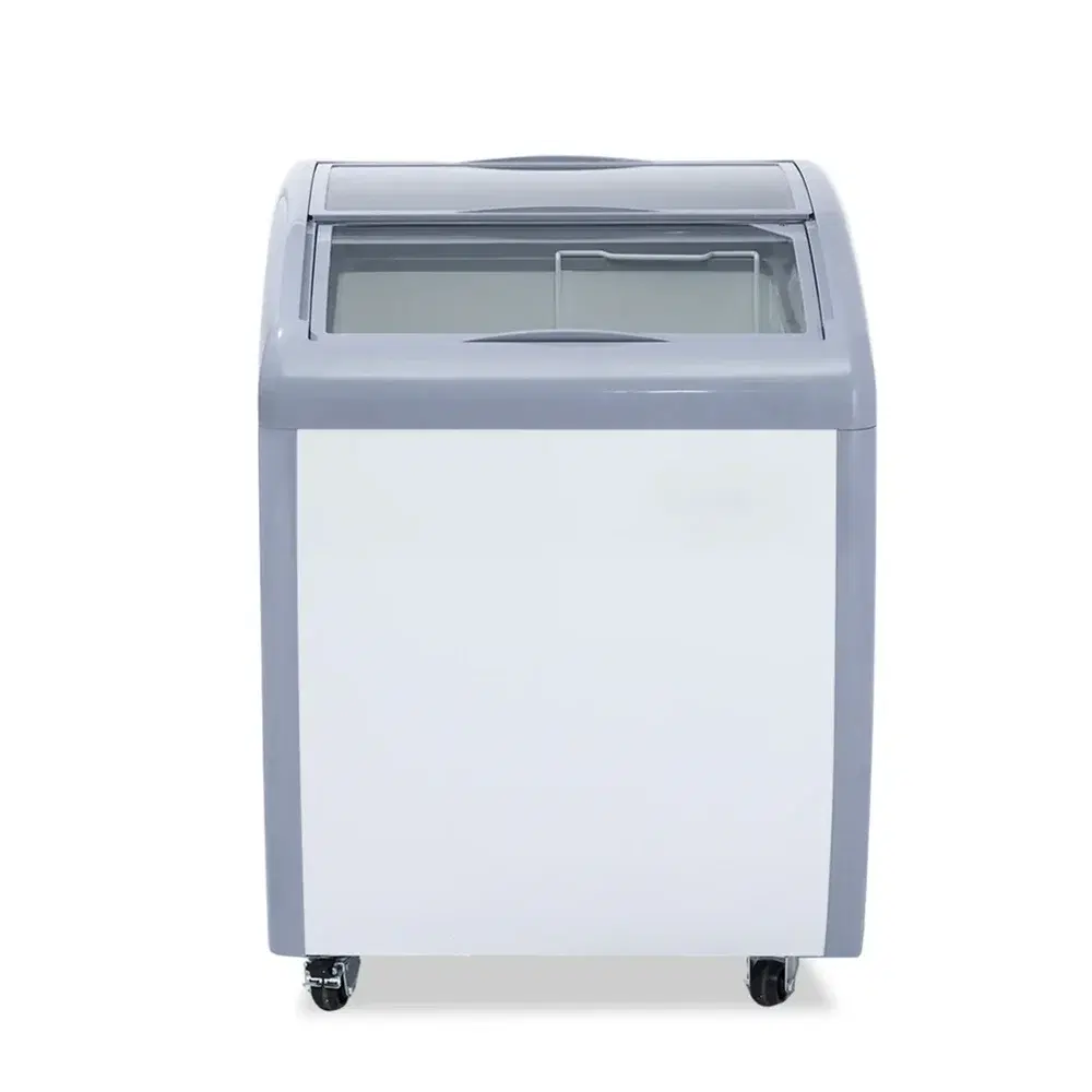 Platinum Frost Series 26" Ice Cream Display Freezer, Sliding Glass Door, 5.4 Cu.ft, White