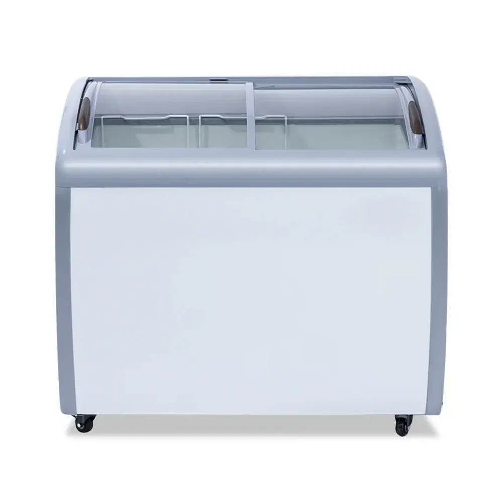 Platinum Frost Series 39" Ice Cream Display Freezer, Sliding Glass Door, 9.3 Cu.ft, White