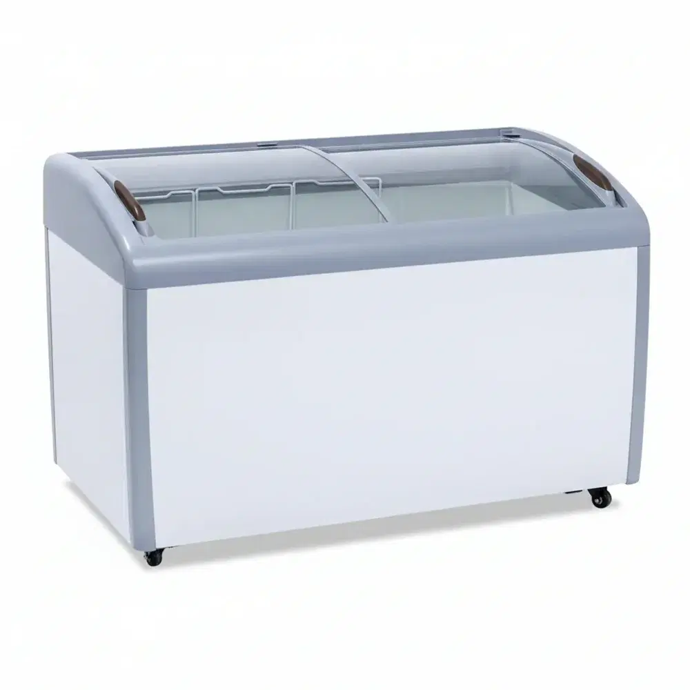 Platinum Frost Series 50" Ice Cream Display Freezer, Sliding Glass Door, 13 Cu.ft, White