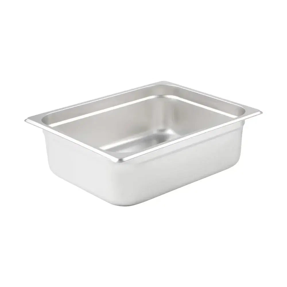 Prepline 1/2 Size 4" Deep Steam Table / Hotel Pan, 24 Gauge Stainless Steel