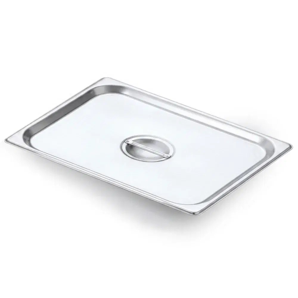 ProKitchen Series 1/2 Solid Steam Table / Hotel Pan Cover, Stainless Steel