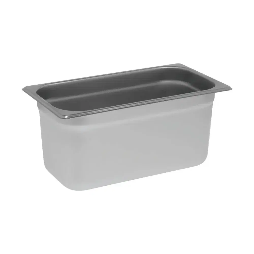 Prepline 1/3 Size 6" Deep Steam Table / Hotel Pan, Stainless Steel, 24 Gauge