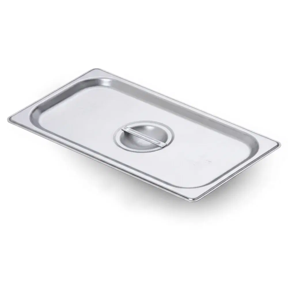 ProKitchen Series 1/3 Solid Steam Table / Hotel Pan Cover, Stainless Steel