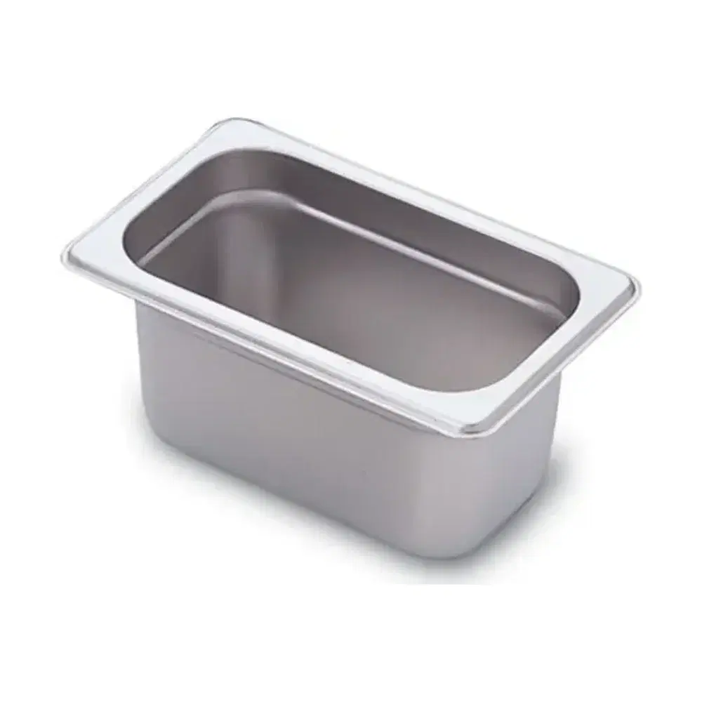 Prepline 1/9 Size 6" Deep Steam Table / Hotel Pan, Stainless Steel, 24 Gauge