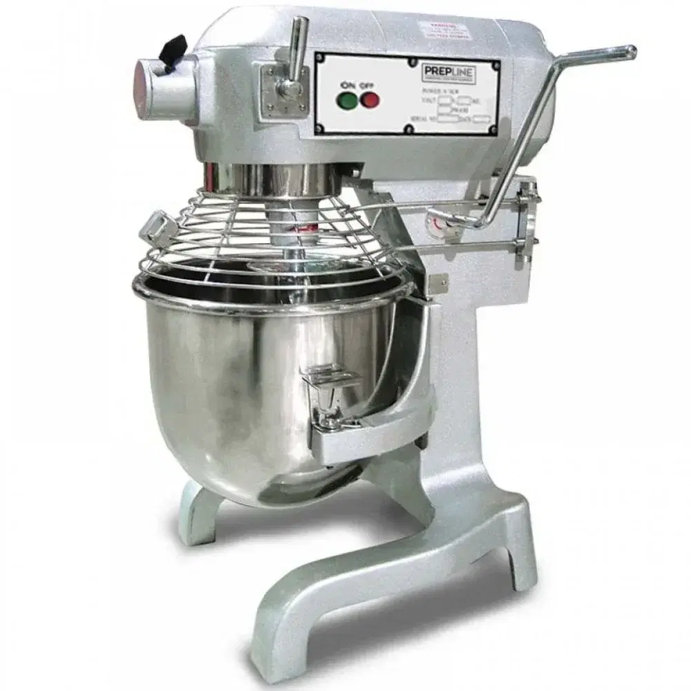 Prepline 20 Qt. Commercial Planetary Stand Mixer, Gear Driven, Timer, 110V