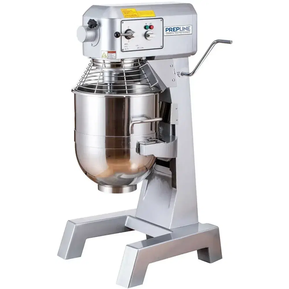 Prepline 40 Qt. Commercial Planetary Stand Mixer, Gear Driven, Timer, 110V
