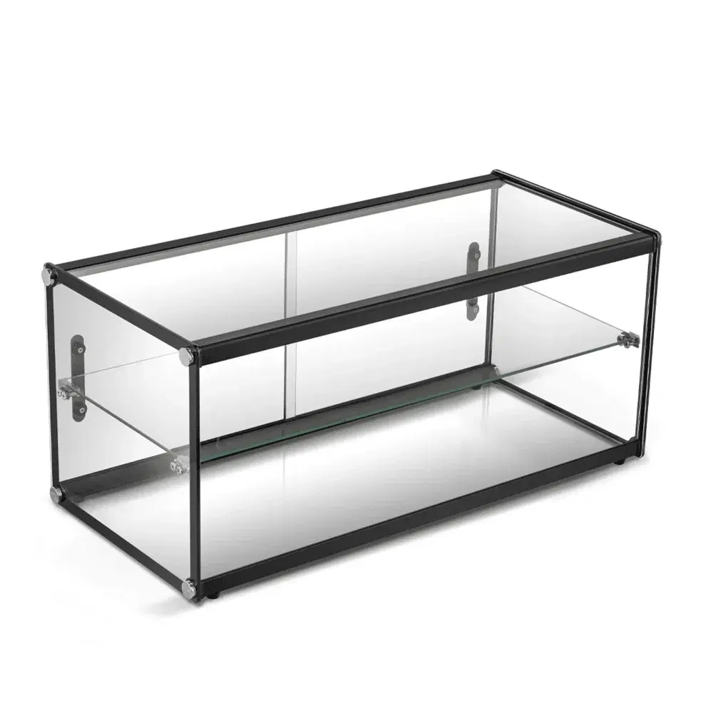 ProKitchen Series 33" Dry Countertop Bakery Display Case, Straight Glass, Rear Access