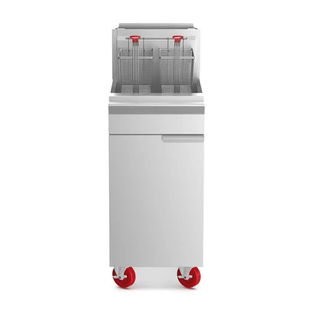 ProKitchen Series 16" Commercial Gas Fryer, Natural Gas, 40 lbs Oil Capacity, 90,000 BTU