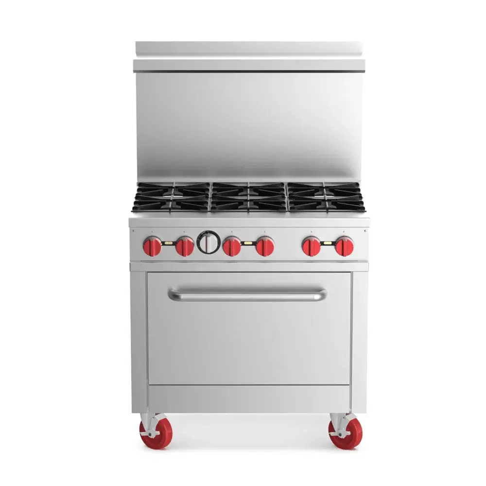 ProKitchen Series 36" Gas Range with 6 Burners & Oven, Natural Gas - 211,000 BTU