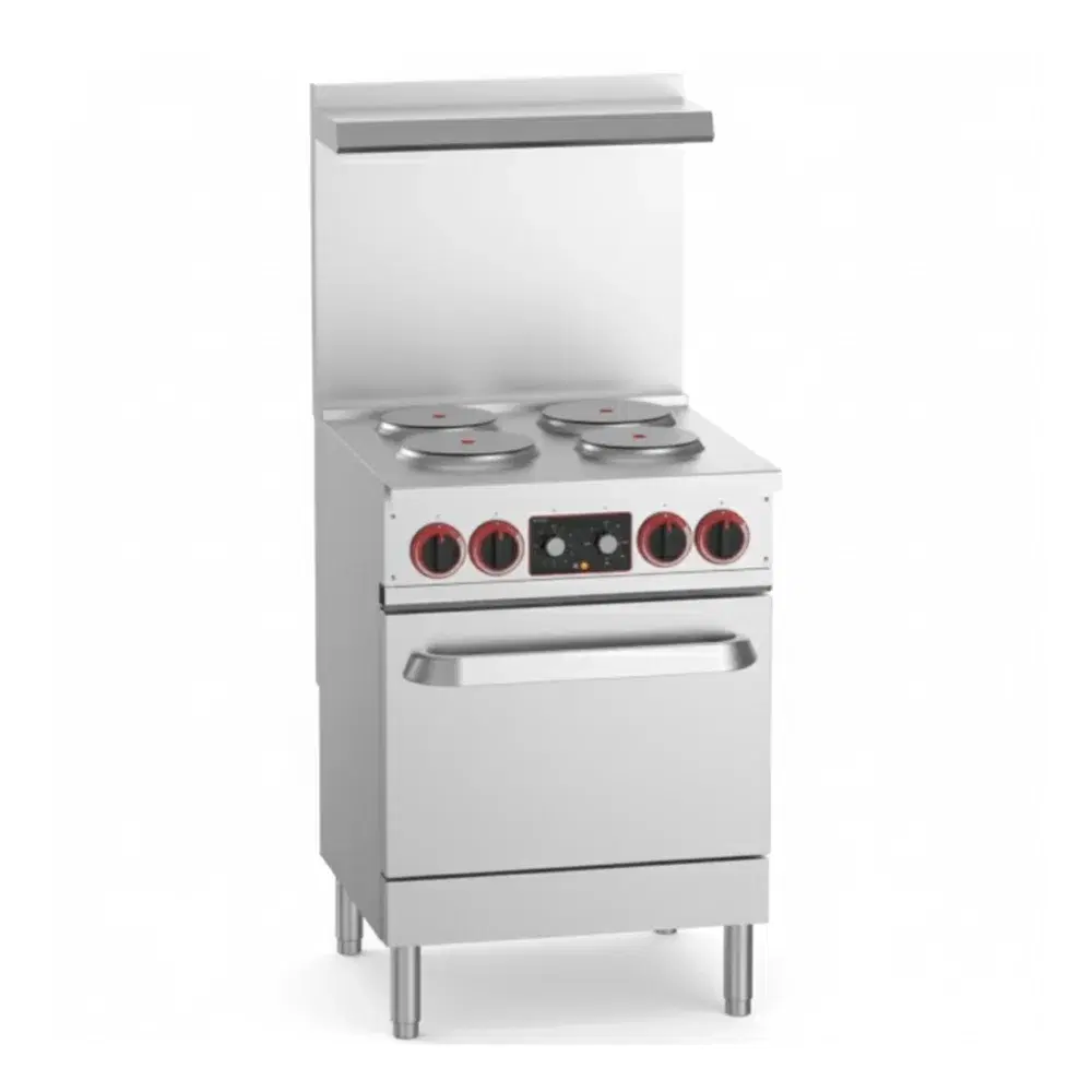 Cookline 24" Electric Range with 4 Burners, 208V