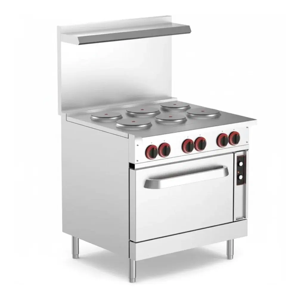 Cookline 36" Electric Range with 6 Burners, 240V