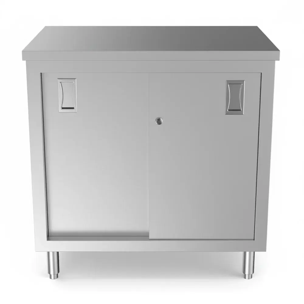 ProKitchen Series 24" x36" 16-Gauge Enclosed Base Stainless Steel Work Table with Adjustable Shelf