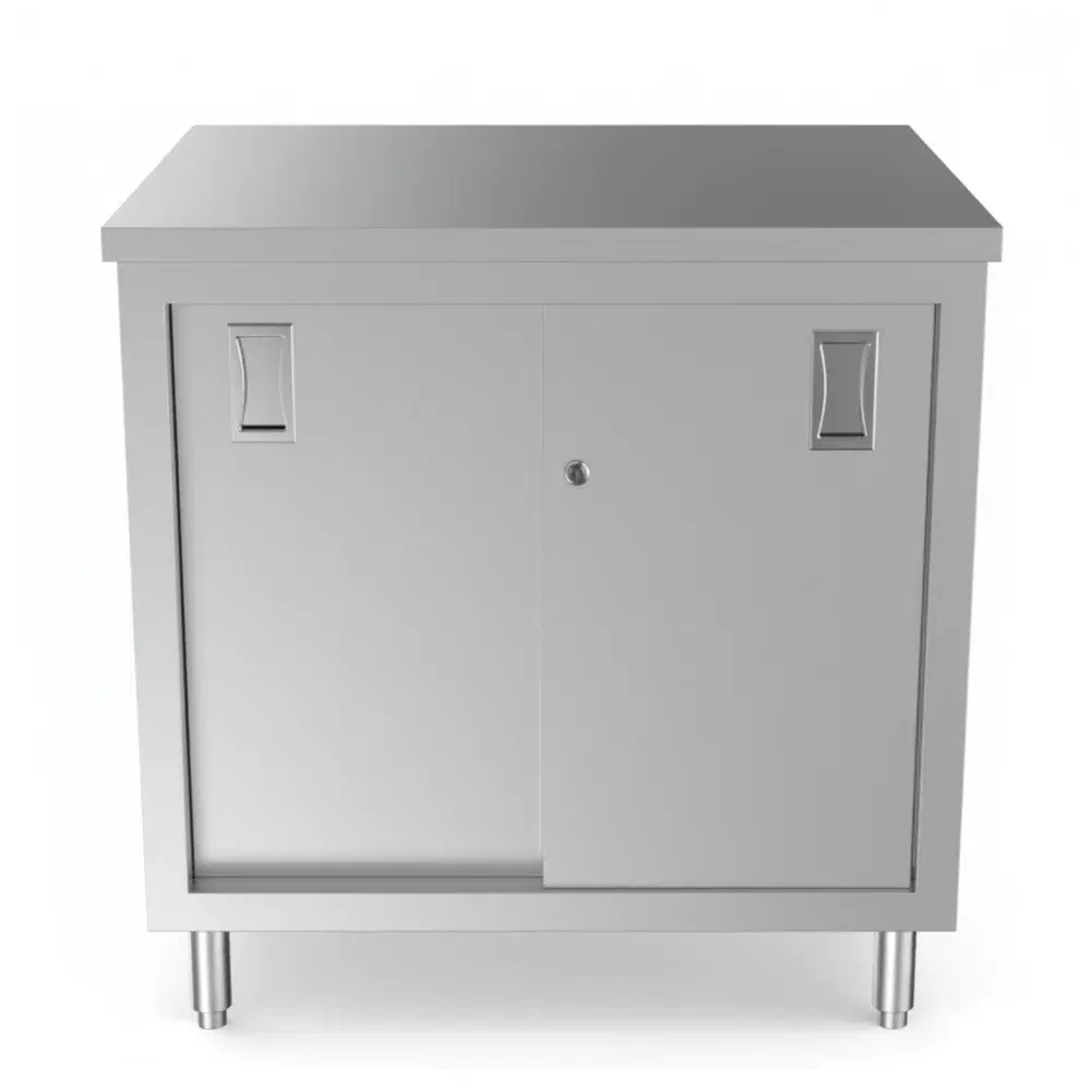 ProKitchen Series 30" x36" 16-Gauge Enclosed Base Stainless Steel Work Table with Adjustable Shelf