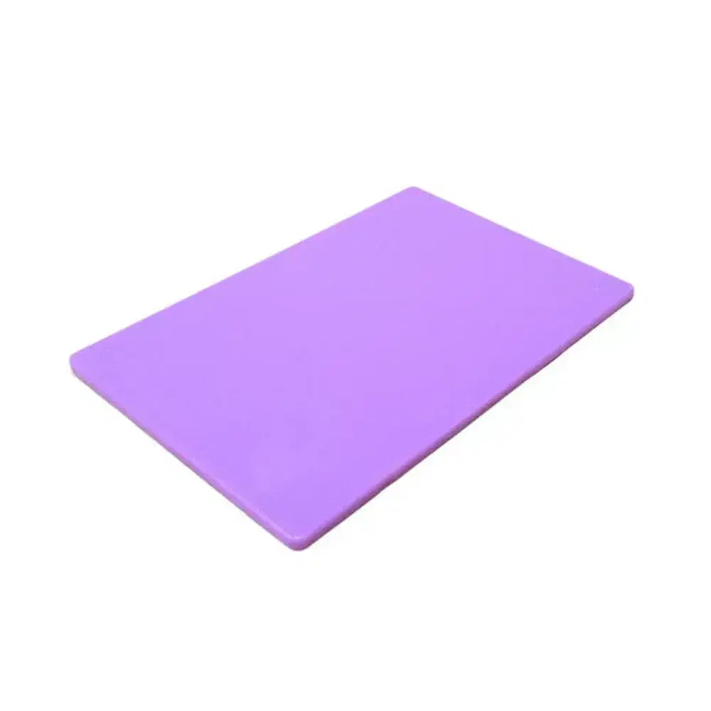Thunder Group PLCB201505PP 20" x 15" Polyethylene Color Coded Cutting Board Purple