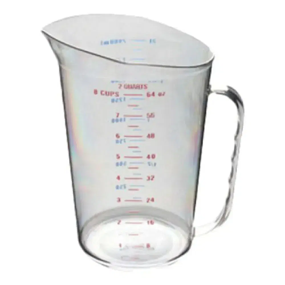 Thunder Group PLMC064CL 2 Liter/2 Quart Polycarbonate Measuring Cup