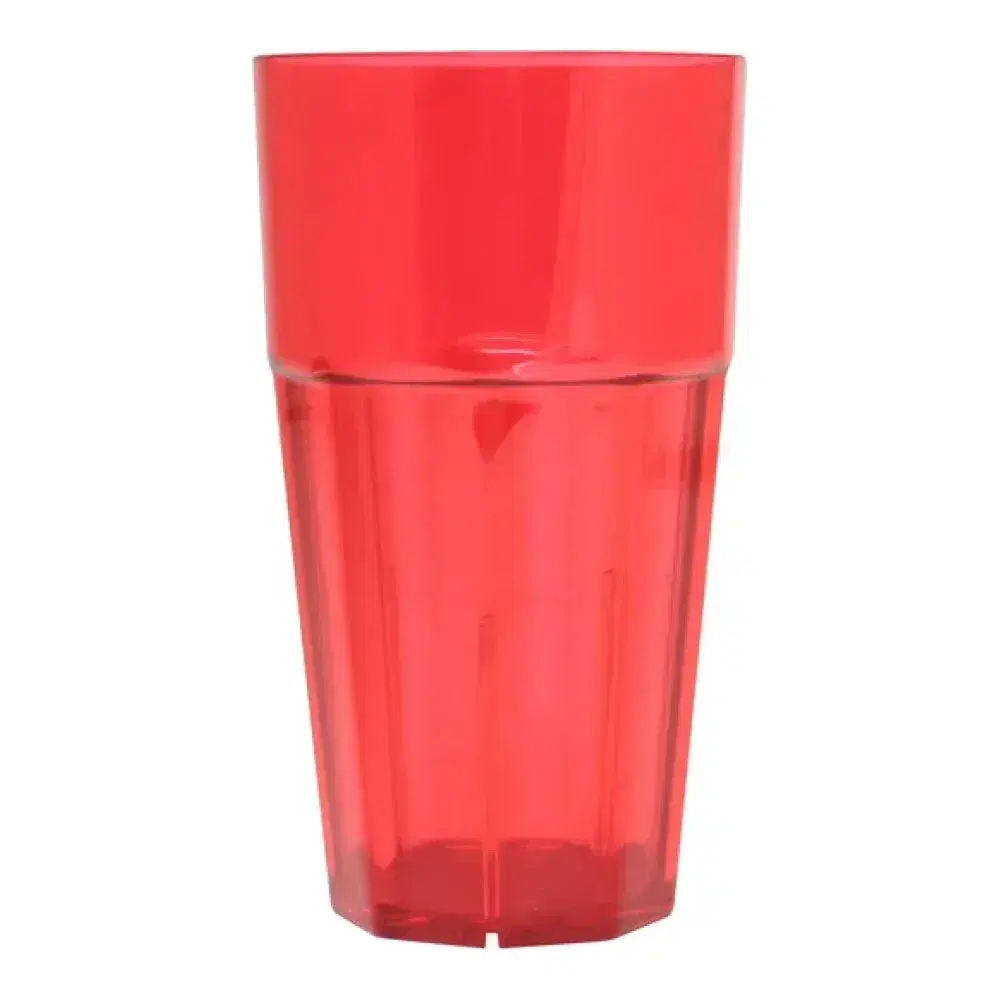 Thunder Group PLPCTB120RD 20 oz Diamond Tumbler Glass, Polycarbonate, Red