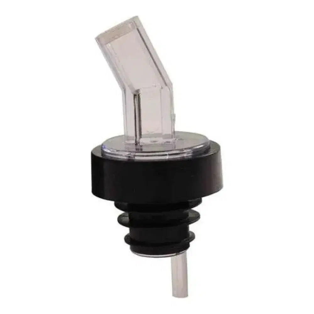Thunder Group PLPR600CL 3.2" Free Flow Liquor Pourer with Screen For 750ml Bottle, Clear