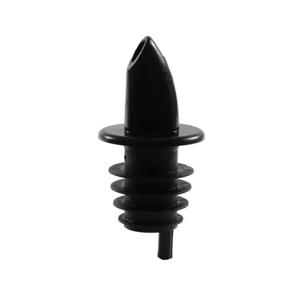 Thunder Group PLPR900BK 2.66" Free Flow Liquor Pourer For 750ml Bottle, Black