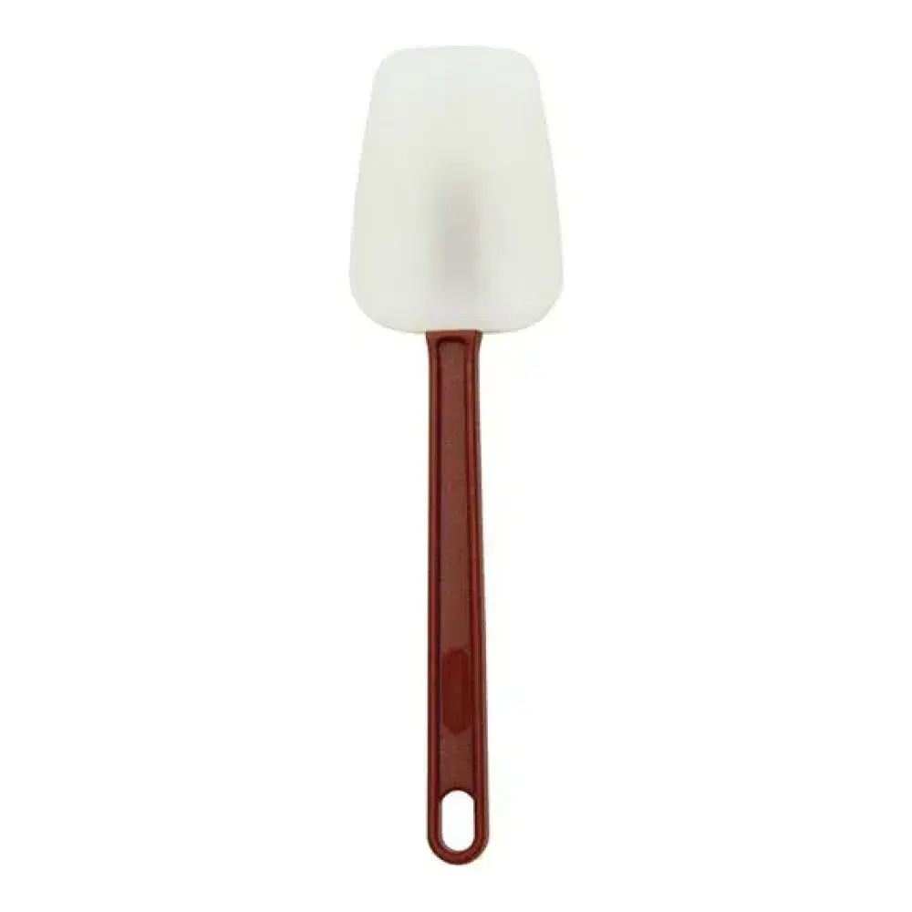 Thunder Group PLSP010SHR 10" x 2-3/4" x 1/2" Silicone Spoon Shape Scraper