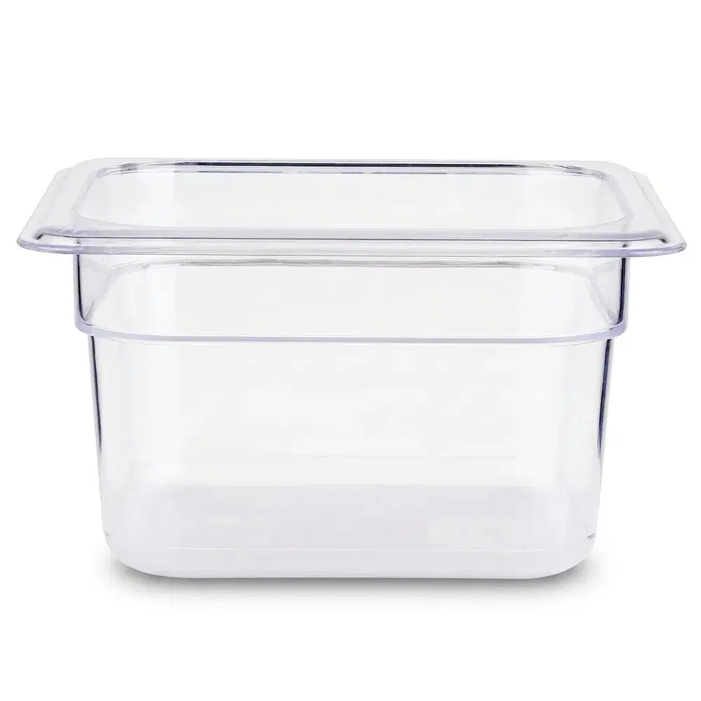 ProKitchen Series 1/6 Clear Polycarbonate Food Pan, 4" Deep