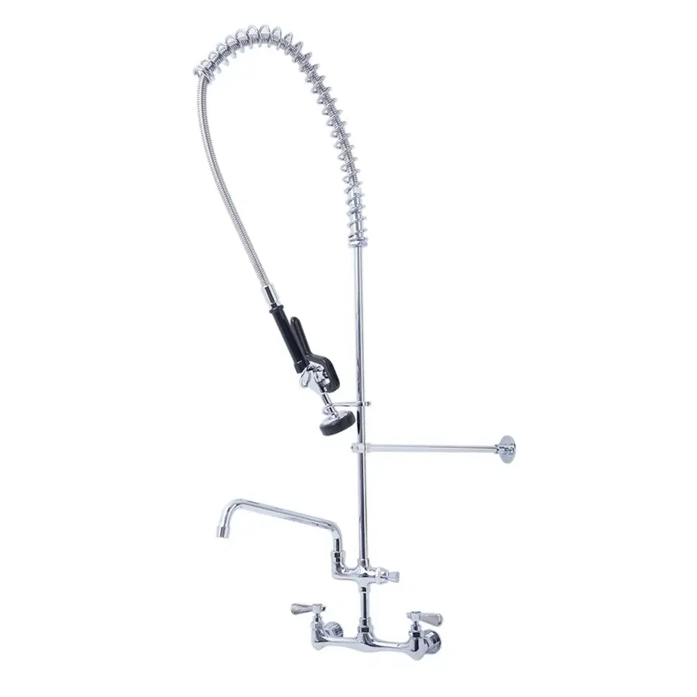 ProKitchen Series Wall-mounted Pre-rinse Assembly with 12" Swing Spout