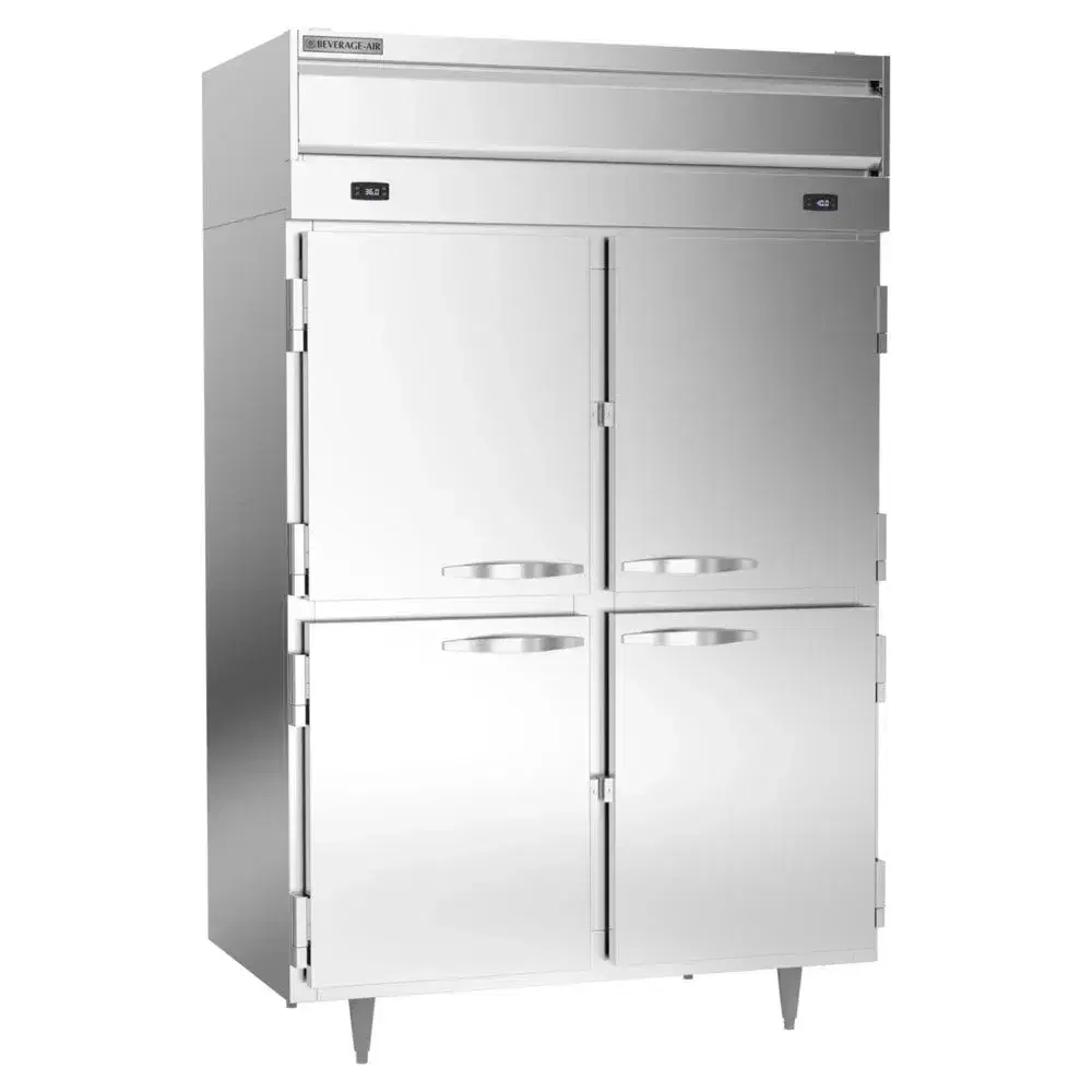 Beverage-Air PRF24-24HC-1AHS 52" Reach-In Refrigerator Freezer, Solid Half Door, Dual Temperature