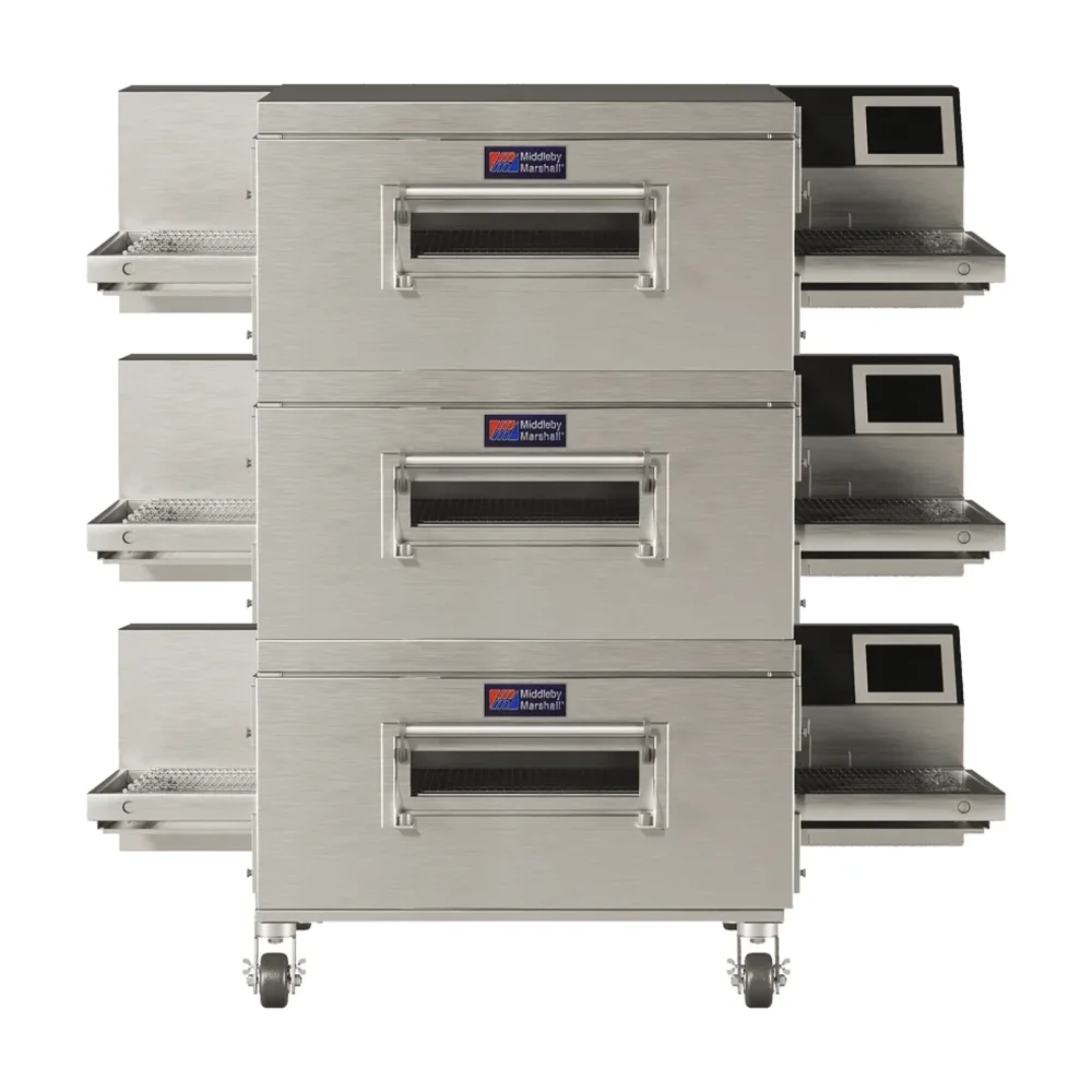 Middleby Marshall PS638G3NG 65" Triple Impingement Conveyor Oven, 26"W x 65"L Belt, Natural Gas, 267,000 BTU, 240V/1ph