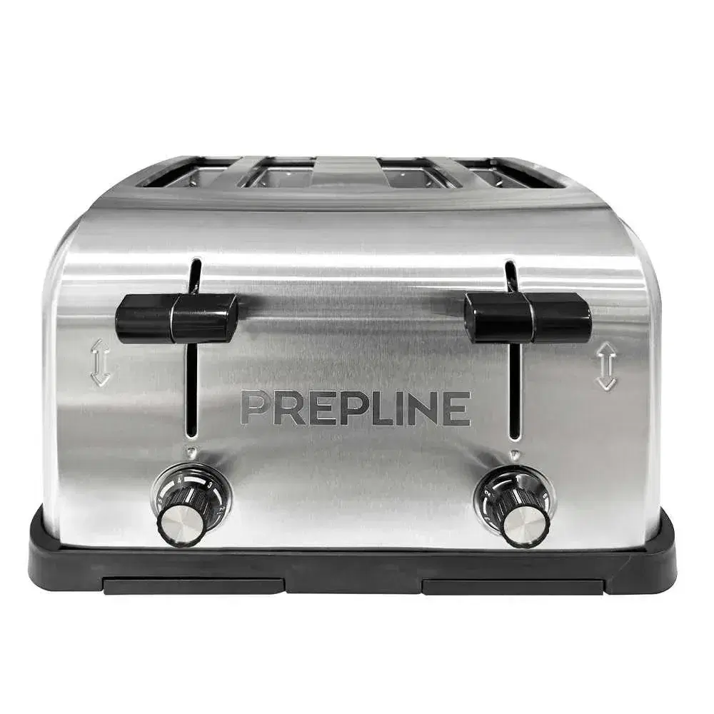 Prepline 4 Slice Commercial Toaster, Stainless Steel, 1.5" Slots, 120V
