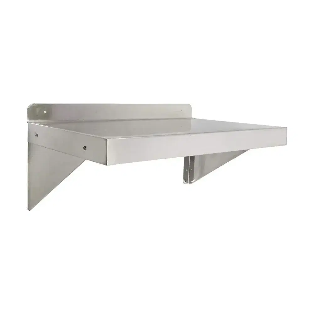 Prepline 14" x 24" Wall Mounted Shelf, Stainless Steel