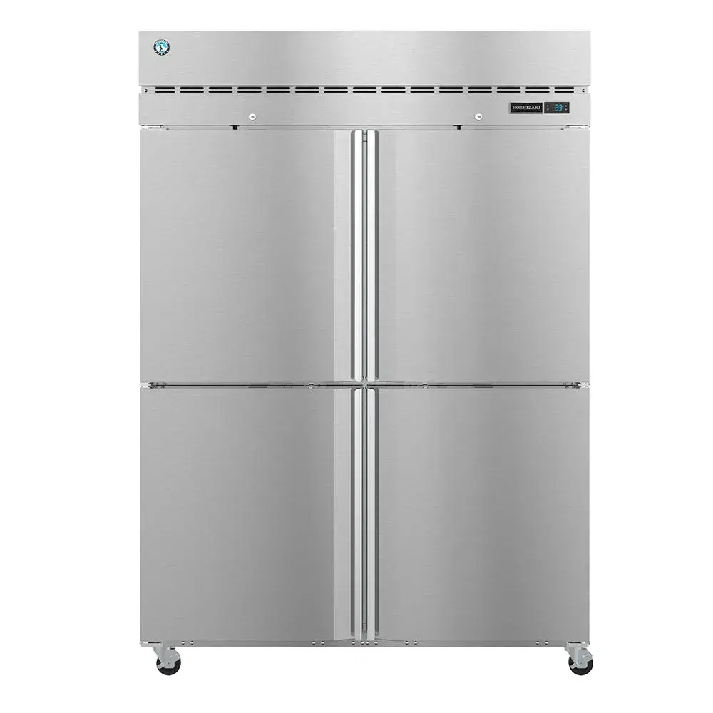 Hoshizaki R2A-HS 55" Steelheart Reach In Refrigerator, 2 Section, Stainless Steel, 4 Left/Right Hinge Solid Doors, 115v