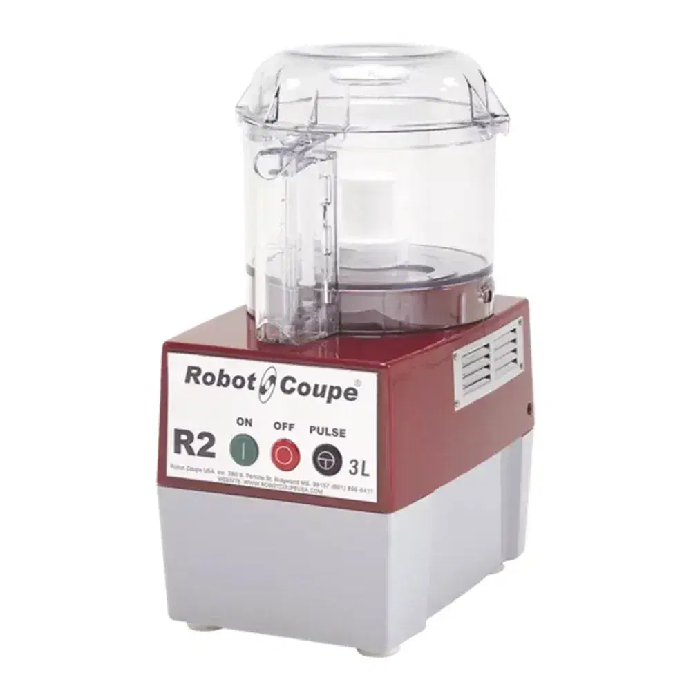 Robot Coupe R2BCLR Batch Bowl Food Processor, 3 L, Clear, 1 HP, 120V