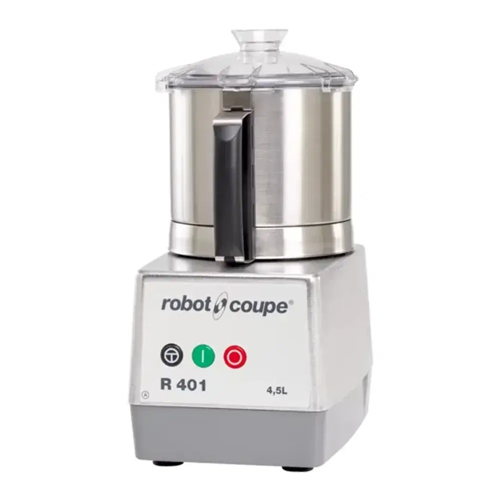 Robot Coupe R401B Batch Bowl Food Processor, 4.5 L, Stainless Steel, 1 HP, 120V