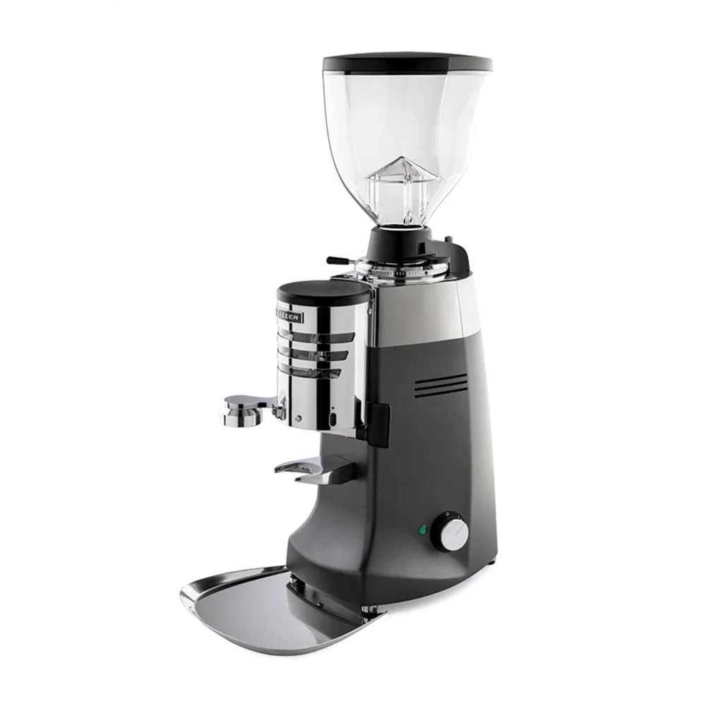 Mazzer Robur S Automatic 3.5 lbs Doser Espresso Grinder, 500 RPM, Matt Black