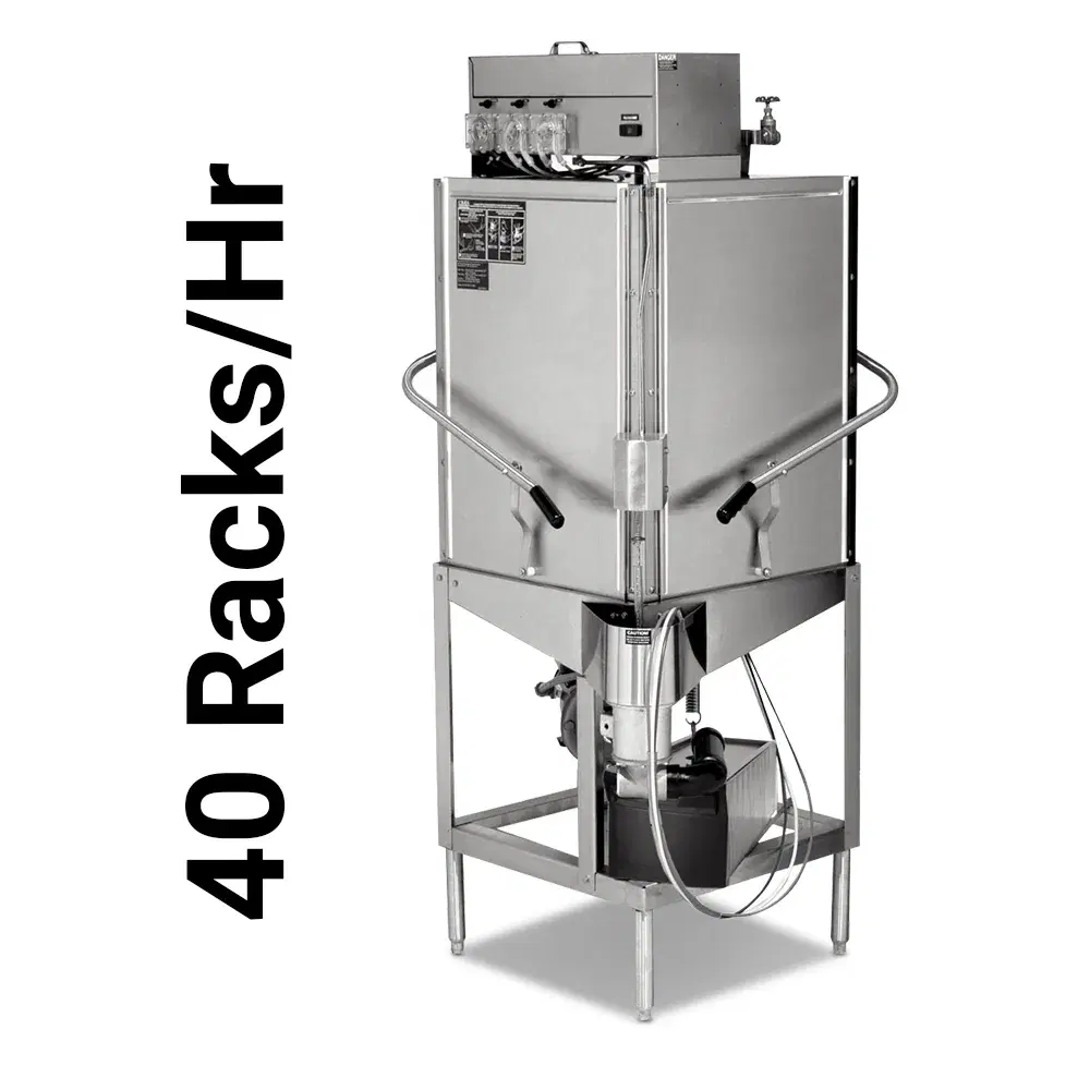 CMA Dishmachine S-C Tall Scullery Pot and Pan Corner Dishwasher, Single Rack, Low Temperature, 1 Phase, 115V, 60Hz, 1 HP