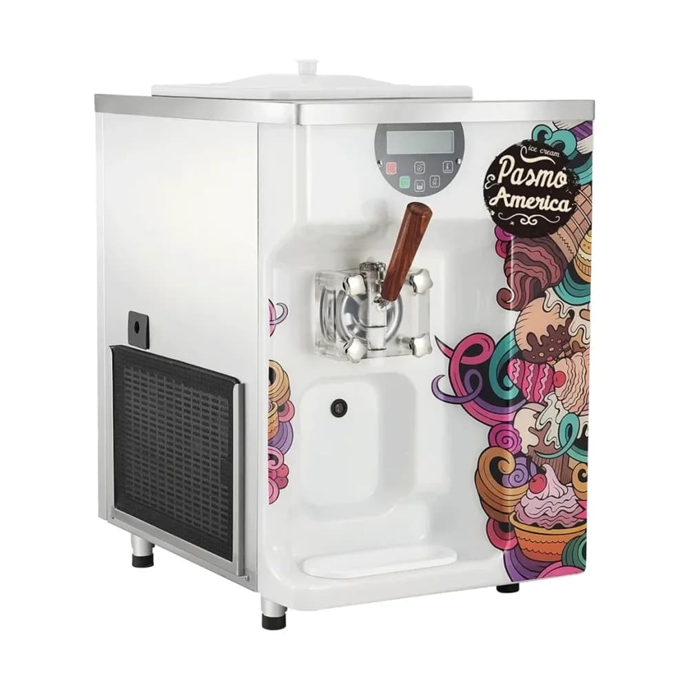 Pasmo America S111 Single Flavor Table Top Soft Serve Freezer, Pressurized, 13.21 Gal/Hr, 220V