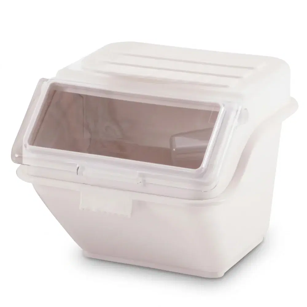 ProKitchen Series Shelf Ingredient Bin with Lid, 11 Gallon / 266 Cup Capacity, White