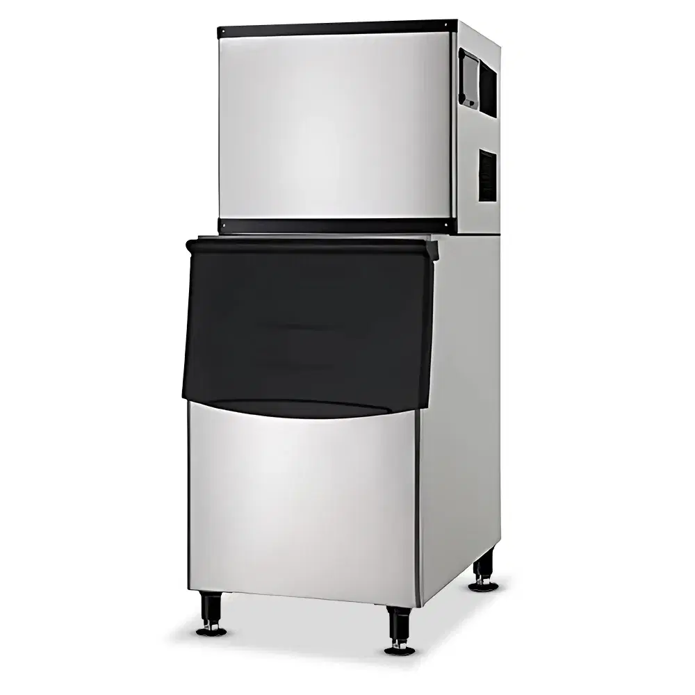 Platinum Frost Series Commercial Air Cooled Ice Machine, 375 lbs Bin, 29.9", Capacity 500 lbs