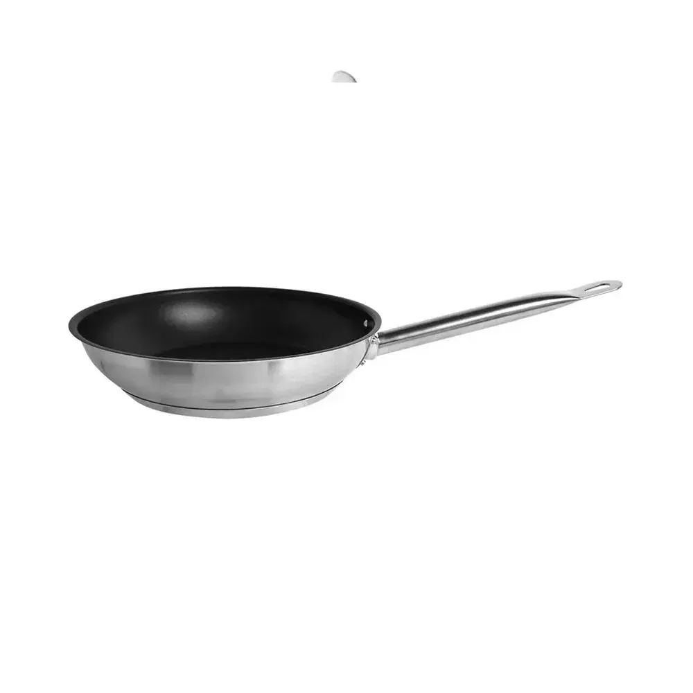 Thunder Group SLSFP4109 9" Non Stick Stainless Steel Frying Pan with Hollow Metal Handle