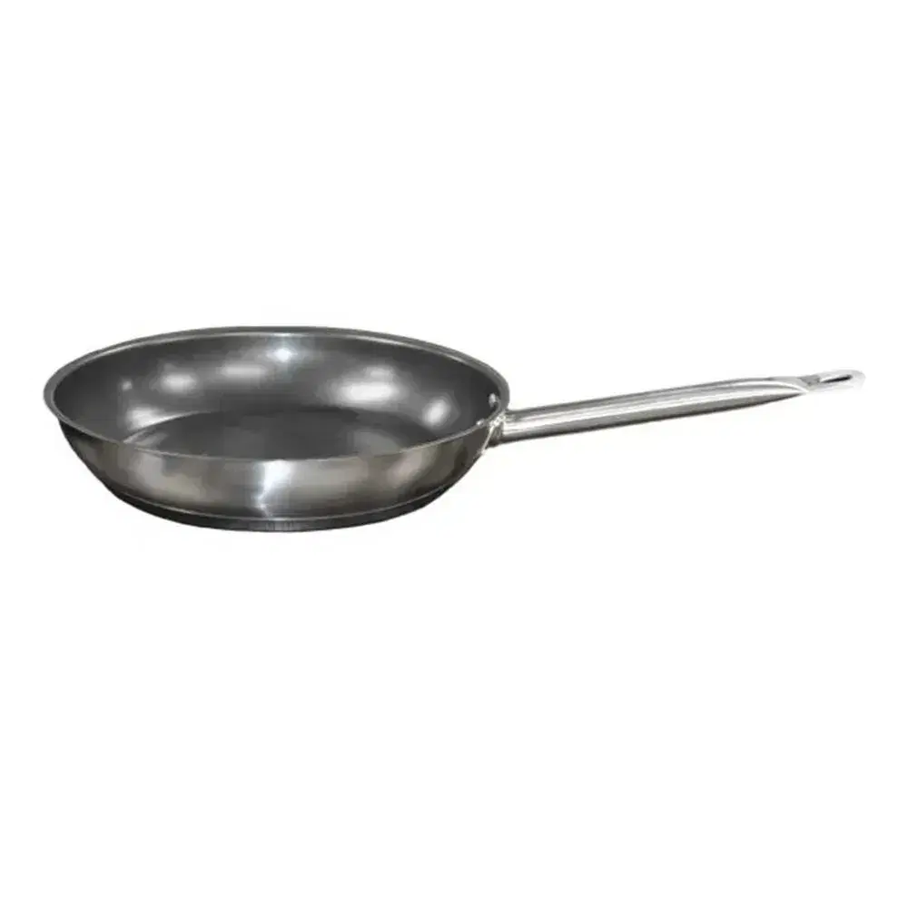 Thunder Group SLSFP4111 11" Non Stick Stainless Steel Frying Pan with Hollow Metal Handle