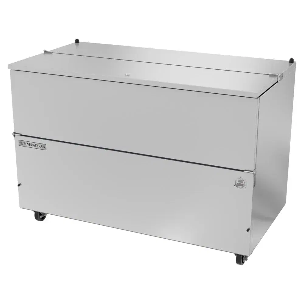 Beverage-Air SM58HC-S 58" Milk Cooler, 1 Sided Stainless Steel