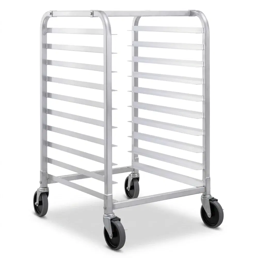 ProKitchen Series 10-Tier Heavy Duty Aluminum Steam Table / Bun Pan Sheet Pan Rack