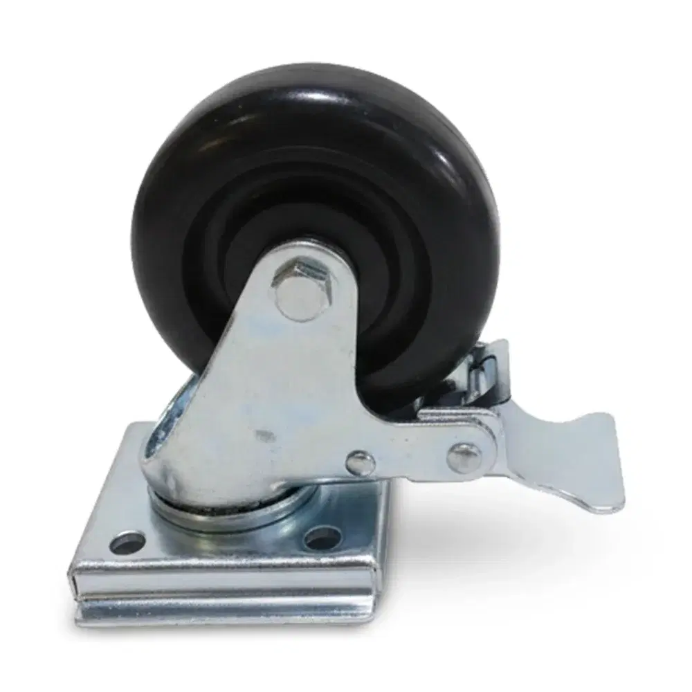 Medal Equipment SPWHL002 4" Caster with Brake for Reach-In Refrigerators & Freezers