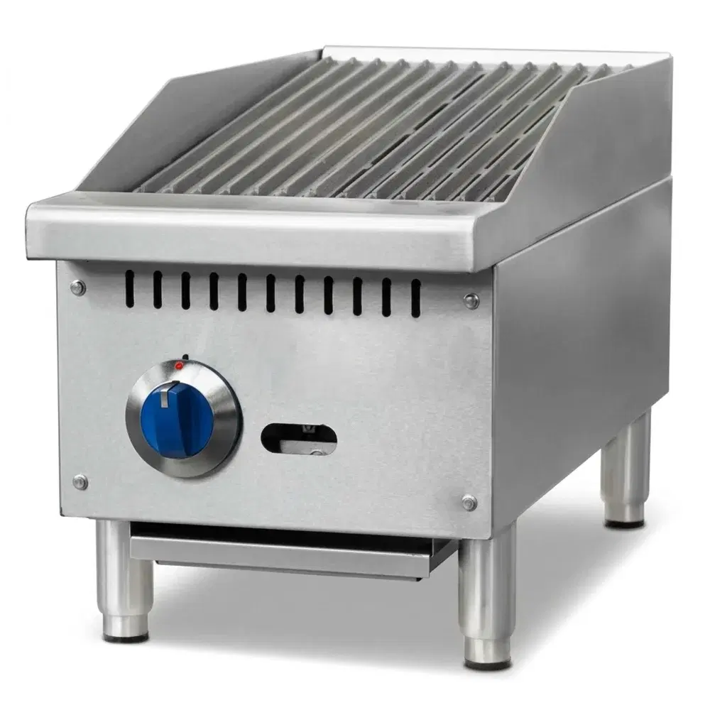 ProKitchen Series 12" Countertop Radiant Charbroiler, 1 Burners, 35,000 BTU, Convertible